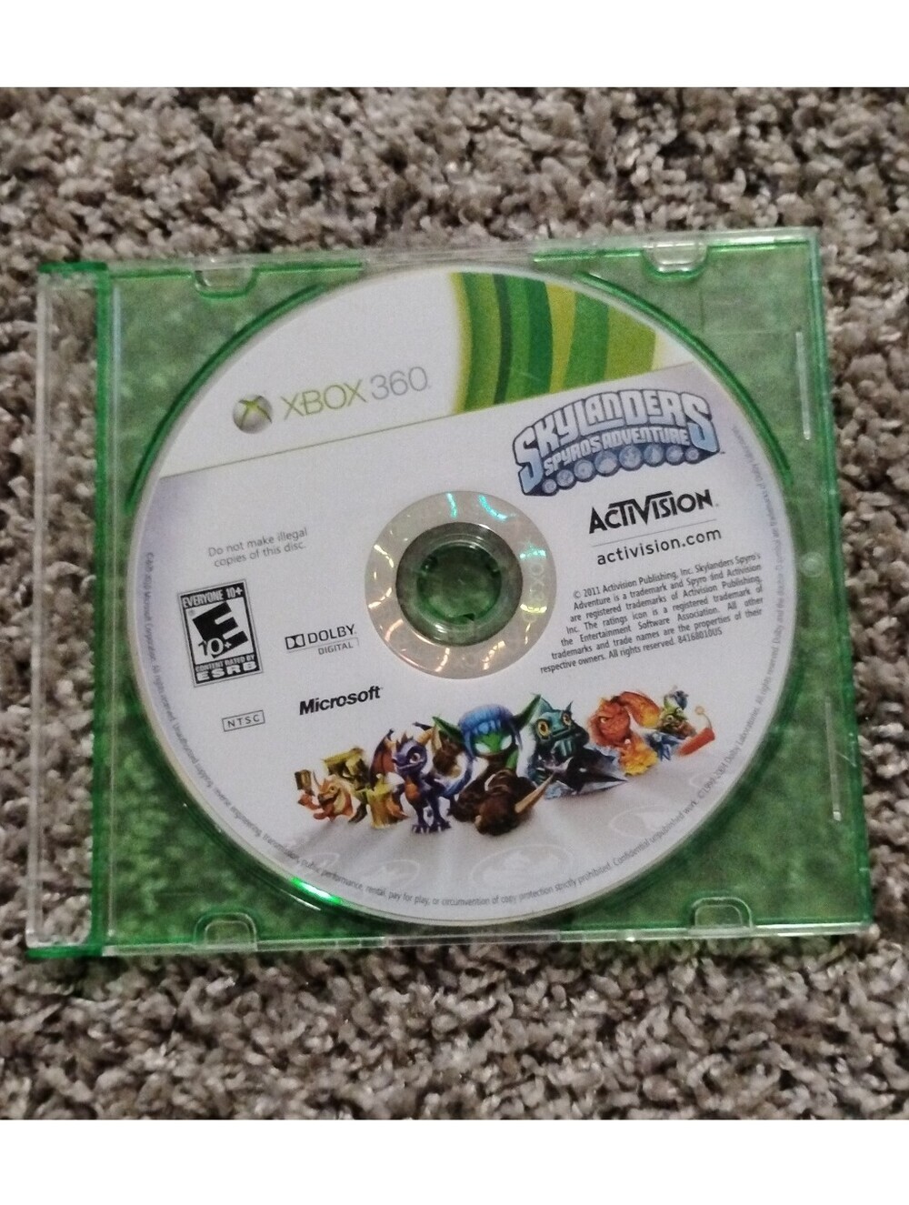 Skylanders: Spyro’s Adventure (Xbox 360) - Disc Only with Case